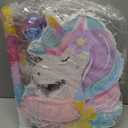 Unicorn Piñata - Unicorn Party Supplies Piñata Bundle with Hair Clip Blindfold and Bat, Pull String Pinata for Birthday Favors Decorations Supplies for Girls (16x12x3 Inches)