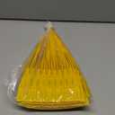 100 Plastic Security Seals,Pull Tite Tags Numbered Disposable Self-Locking,Tamper Tie 280mm Length,Use for Truck,Trailer,Container,Bag Mark,Anti Opening Package (Yellow)