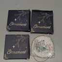 Funny Skeleton Ornament 2025, Funny Adult Christmas Ornament Skeleton Santa on Toilet, White Elephant Gift for Friends, Men & Women, Adult Humor for Friends & Family