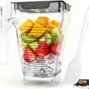 75 oz Blender Jar for Blendtec Four-sided Blender Pitcher Replacement Fits for Blendtec Blenders All Models - 32 oz Blending Capacity | Single Stainless Blade