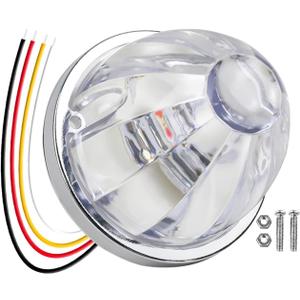 TOPKU Truck Indication Wide Lamp, Car Side Lights, Ship Strobe Dual-Color Safety Signal Light (Blue And Yellow)