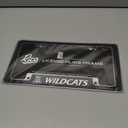 Rico Industries NCAA Carbon Fiber 12" x 6" Chrome All Over Automotive License Plate Frame for Car/Truck/SUV