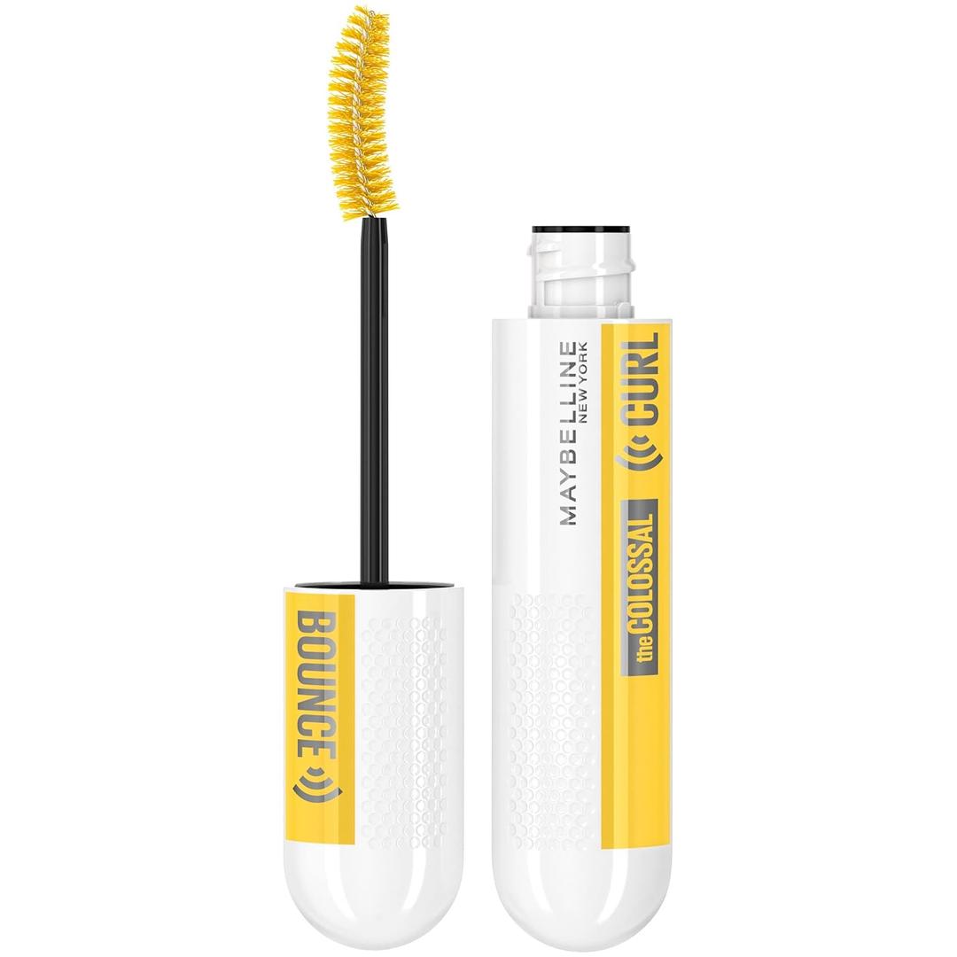 Maybelline Volum' Express Colossal Curl Bounce Washable Curling Mascara, Very Black, 1 Count (0.33 Fl Oz (Pack of 1))