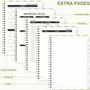 4 x 2026 Planner, Weekly and Monthly Calendar Academic Planning Book, Jan 2026 - Dec 2026, Agenda Calendar Planner for Office Supplies and Desk Accessories - A5 (6.3" x 8.5") (A-Green Grid)