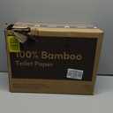 Amazon Aware 100% Bamboo 3-Ply Toilet Paper, Unscented, 24 Rolls, FSC Certified, 350 Sheets, 8400 Count, Pack of 24, Plastic-Free