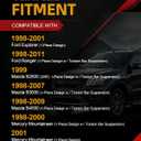 12PCS Front Suspension Kit for 1998-2011 Ranger, 1998-2001 Ford Explorer, 1999 Mazda B2500, 1998-2007 B3000, 1998-2009 Mazda B4000, 1998-2000 Mercury Mountaineer