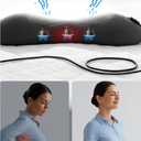 3-in-1 Lumbar Massage Pillow with Heat, Deep Kneading Lower Back Massager, Ergonomic Heated Lumbar Support Cushion, Back Pain Relief for Office Chair, Home, Car, Gift for Men Women Seniors