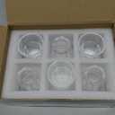 6 Pack Shot Glasses, 1.7 oz Clear Heavy Base Shot Glass for Whiskey, Liquors, Round Smooth Edge Shot Glasses Set for Party, Bar, Home