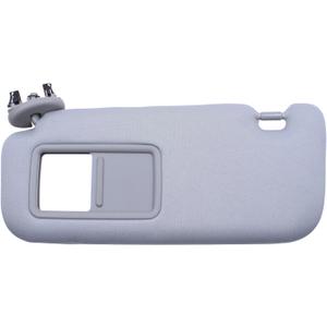 ApplianPar Gray Left Driver Side Sun Visor for Corolla 2007 2008 2009 2010 2011 2012 2013