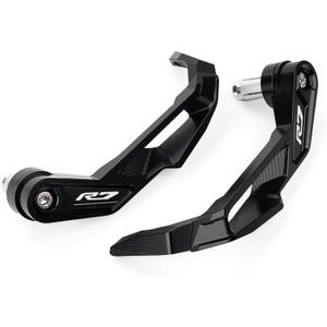 MOWOK Fit for Yamaha R7 YZF-R7 YZFR7 2021 2022 2023 2024 2025 2026 Accessories Motorcycle Clutch Brake Lever Hand Guards handguard Handlebar Protector (Black)