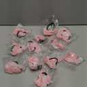 12 Pcs Pink Christmas Bow Ornament 4 x 12 Inch Xmas Tree Ribbon Hanging Bows Christmas Wedding Aisle Decorations for Xmas Wreath Party Garland Decoration Holiday Wedding Decor