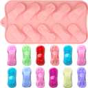 10 Cavity Car Silicone Chocolate Molds For Candy Chocolate Jelly Cake Decoration