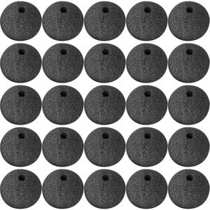 Totority 25pcs Carnival Sponge Nose Snowman Make up Sponges Halloween Clown Props Party Clown Costume Decorative Prop Circus Theme Party Decorations Rudolph Reindeer Nose Black