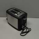 Toaster 2 Slice Wide Slot Toaster Best Rated Prime Displav Smart Toasters with LCD Digital Countdown Timer and Bagel/Defrost/Cancel/Reheat Function (Black)