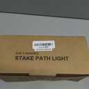 Eyrosa Solar Outdoor Lights, 10 Pack Waterproof Stainless Steel Solar Stake Lights for Pathway Garden Yard Path Walkway Driveway Lawn Patio Outside Decor, Cool White