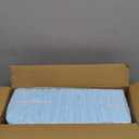 Amazon Basics Leak-Proof Dog and Puppy Potty Training Pee Pads with Quick-Dry 5-Layer Super Absorbent Surface for Dog Training, Floor Protection, Regular Size 22x22", Blue & White, 50 Count