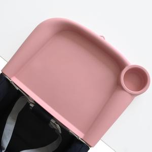 Silicone Baby Dining Tray Compatible with Inglesina Fast Table Chair and Hooked High Chair Easy to Carry Set Up & Clean BPA-Free Great for Developing Your Baby's Independent Eating Skills (Pink)