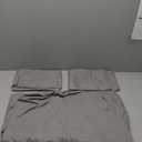 Extra Deep Pocket Queen Sheet Sets for Air Mattress - Deep Pocket Sheets Queen Size Sets - Sheets with Pocket on Side - Easily Fits Extra Deep 16 in to 24 in Pillow Top Air Mattress (Grey) (Gray)