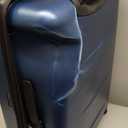 SwissGear 8020 Eclipse Hardside Expandable Luggage with Spinner Wheels, Navy, Checked-Medium 24-Inch