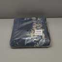 BSICPRO Floral Runners for Hallways, 2x6 Washable Vintage Kitchen Runner with Rubber Backing Non Slip, Farmhouse Area Rugs for Kitchen, Hallways, Laundry, Bedroom, Bathroom (Navy Blue)