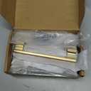 Asidrama 10 Pack 5 Inch(128mm) Champagne Bronze Kitchen Cabinet Handles,Champagne Brass Cabinet Pulls Kitchen Cabinet Hardware for Cupboard Drawer Pulls (5" Hole Center)