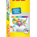 Wall Safe Map Crayola Dry Erase Peel and Stick USA Wall Map, Removable, 17.5" x 23.5"