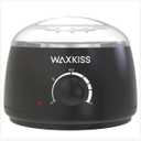 Waxkiss 14Oz Wax Warmer for Hair Removal, Professional Wax Melting Machine for Women Men With Aluminum Pot And See-Through Lid (Black01)