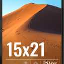 LaVie Home 15x21 Picture Frame for Wall Display, 15x21 Black Picture Frame with HD Plexiglas, 15 x 21 Poster Frame 1 Pack, Display Frame for Vertical or Horizontal, Classic Collection