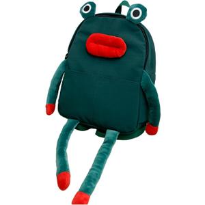 Frog Backpack Purse for Women - Student Frog Cartoon Bag Travel Daypack Casual Fashion Work Shopping Small Bag,Navy