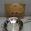 Cuisinart 14-Inch Stir-Fry Pan, Helper Handle and Glass Cover, Chef's Classic Stainless Steel, 726-38H