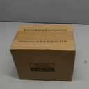 BIGIVACA 8 oz Glass Juice Bottles with Lids,6 PACK Bottles for Juicing,Square Drinking Jars Glass for Coffee,Cola,Milk,Tea in Travel,Work,School