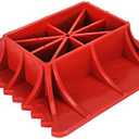 Seven Sparta Off-Road Base Compatible with Hi Lift Jack PP Pad to Alleviate Jack Hoisting Sinkage (Red)