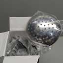 9 Pcs Cooking Utensils Set, Stainless Steel Kitchen Utensils, Heat Resistant Metal Kitchen Tools Include Solid & Slotted Turner Wok Spatula, Serving Spoon, Ladle, Pasta Server, Meat Fork, Tongs Silver