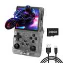 R40S Pro Handheld Game Console, Over 30,000 Pre-Installed Games, More Than 20 Retro Emulator Systems, 3.5 inch IPS Full-View HD Screen256GB 
