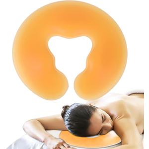 Dioche Silicone Face Cushion for Massage Table, Gel Face Pad, Soft Massage Face Relax Pillow, Silicone SPA Beauty Salon Skin Care Head Cushion Pad