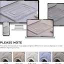 GRANNY SAYS Gray Bathroom Rug, Bath Mat for Bathroom Non-Slip, Super Soft and Water Absorbent, Microfiber Bath Rug, Machine Wash Dry, Bath Rug for Floor, Tub and Shower, 32" x 20"