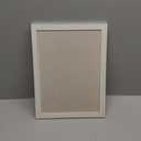 DOLLAR BOSS Bulletin Boards with Linen 1-Pack 16''X 12'' Double-Sided Cork Board for Walls Wood Framed Bulletin Boards, Small Pin Board for Home Kitchen Office Decorative Hanging 10 Pushpins (White)