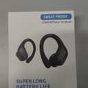Wireless Earbuds Bluetooth Headphones 80hrs Playback Ear Buds Power Display with Noise Canceling Mic Headsets for Sports/Workout/Running Black