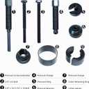 DPTOOL Power Steering Pump Pulley Puller Remove Install Tool Compatible with Ford GM Volkswagen Chrysler Vehicles