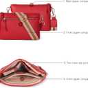 Oak Leathers Leather Crossbody Bags For Women - Trendy Women's Leather Purse - Ladies Shoulder Handbag - Sling Bag For Women - Gifts For Women, Her (Nappa Red)