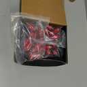 24Pcs Anti Theft Spikes Extended Tuner Wheel/Rims Lug Nut M14X1.5+Socket(Red)
