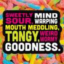 Trolli Sour Brite Crawlers, Very Berry, Sour Gummy Worm Candy, 5 Pound Bulk Bag (EXP 08/29/26)