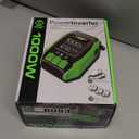 Green Fuel 1000W Power Inverter 2000W Peak w/DC 12V to 3X 120V AC, 2X 2.4Amp USB, Mounting Brackets and Clamps Included