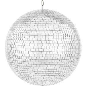 VEVOR Mirror Disco Ball, 16 Inch Party Mirror Ball with Hanging Ring, Large Lightning Disco Ball Party Decorations, Ideal for DJ Club, Stage, Wedding, Birthday, Christmas, New Years Celebration
