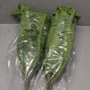 Artificial Boston Fern Bush- Set of 2 Large Artificial Ferns for Outdoors, 45Inch Large Faux Ferns, Suitable for Office & Living Room Decor, 55Branches for Each Bouquet