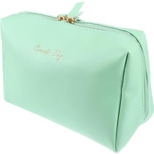 VOCOSTE Pack of 1 Women Portable Large Makeup Bag for Vacation Camping Travel Bathing Green