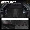 LASFIT Bed Mat 2007-2018 for Chevy Silverado/GMC Sierra 1500 (Only Fit 6.5FT Bed, Not Fit 5.8 FT/8.1FT Bed) & 2007-2019 Silverado/Sierra 2500HD & 2011-2019 3500HD, 2007 New Body Only