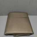 Majestic Giftware PVC Faux Leather Rectangle Tablecloths | (TCG24-54160) Bronze Rippling Waterproof & Spill Proof Dining Table Cover | Decorative Washable Tablecloth for Home, Kitchen, Party (54 x 160)