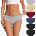 Womens Underwear Cotton Soft Hipster Full Coverage Ladies Stretch Panties  M
