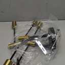 Modern Sputnik Chandelier Ceiling Light 6 Lights, Creative Semi Flush Mount Ceiling Light for Bedroom, Living Room, Kitchen, Dining Room